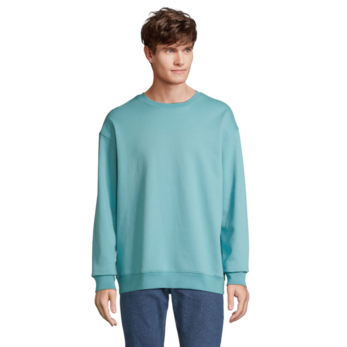 Sweat unisexe promotionnel COLUMBIA Bleu piscine